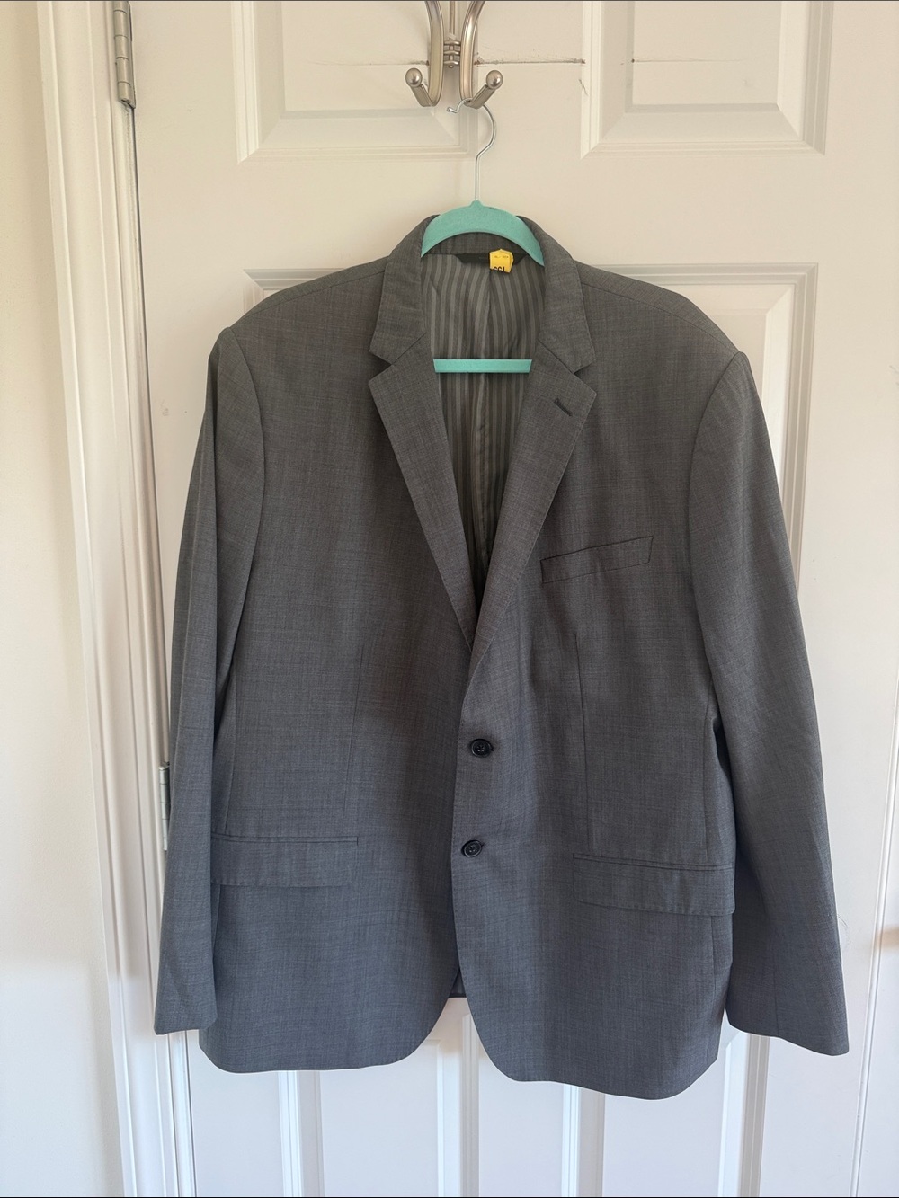 Marzotto Exclusively for Banana Republic Gray Two-Button Suit Blazer 48 R